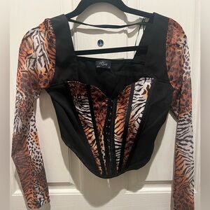 Milk‎ & Honey Corset Crop Top